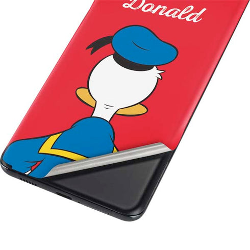 Disney Friends Donald Duck Backwards Galaxy S21 5G Skin