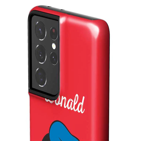 Disney Friends Donald Duck Backwards Galaxy S21 Ultra 5G Pro Case