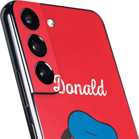 Disney Friends Donald Duck Backwards Galaxy S22 Skin