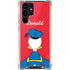 Disney Friends Donald Duck Backwards Galaxy S22 Ultra Clear Case