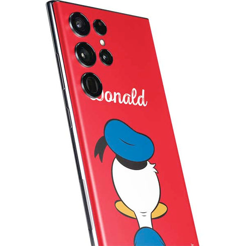 Disney Friends Donald Duck Backwards Galaxy S22 Ultra Skin
