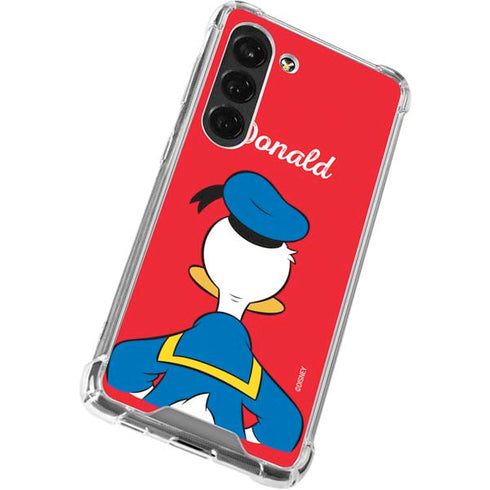 Disney Friends Donald Duck Backwards Galaxy S23 Clear Case