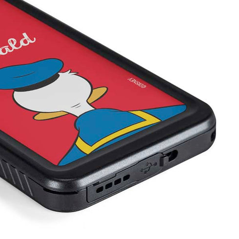 Disney Friends Donald Duck Backwards Galaxy S23 Plus Waterproof Case
