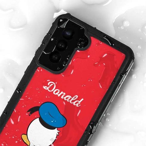 Disney Friends Donald Duck Backwards Galaxy S23 Plus Waterproof Case