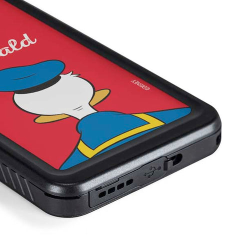 Disney Friends Donald Duck Backwards Galaxy S23 Waterproof Case