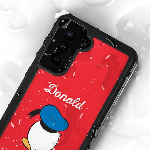 Disney Friends Donald Duck Backwards Galaxy S23 Waterproof Case
