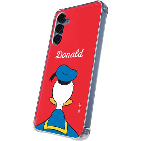 Disney Friends Donald Duck Backwards Galaxy S24 Clear Case