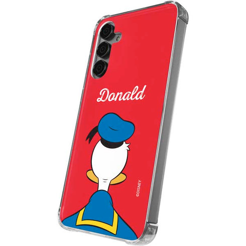 Disney Friends Donald Duck Backwards Galaxy S24 Plus Clear Case