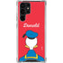 Disney Friends Donald Duck Backwards Galaxy S24 Ultra Clear Case