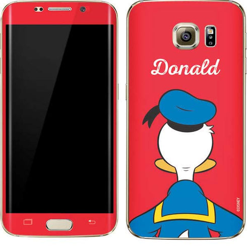 Disney Friends Donald Duck Backwards Galaxy S7 Edge Skin