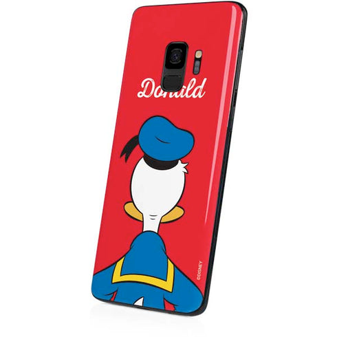 Disney Friends Donald Duck Backwards Galaxy S9 Skin