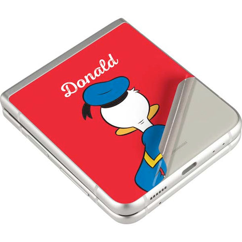 Disney Friends Donald Duck Backwards Galaxy Z Flip3 5G Skin