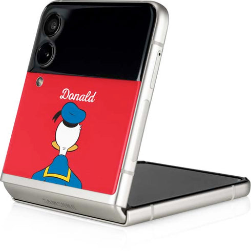 Disney Friends Donald Duck Backwards Galaxy Z Flip3 5G Skin