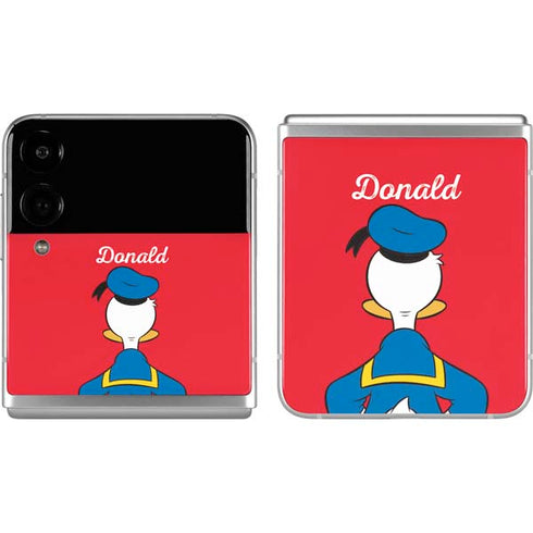 Disney Friends Donald Duck Backwards Galaxy Z Flip4 5G Skin
