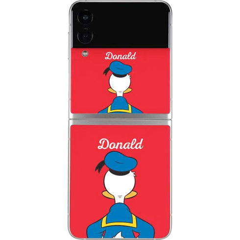 Disney Friends Donald Duck Backwards Galaxy Z Flip4 5G Skin