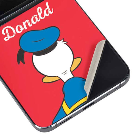 Disney Friends Donald Duck Backwards Galaxy Z Flip5 5G Skin