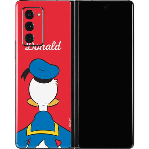 Disney Friends Donald Duck Backwards Galaxy Z Fold2 5G Skin