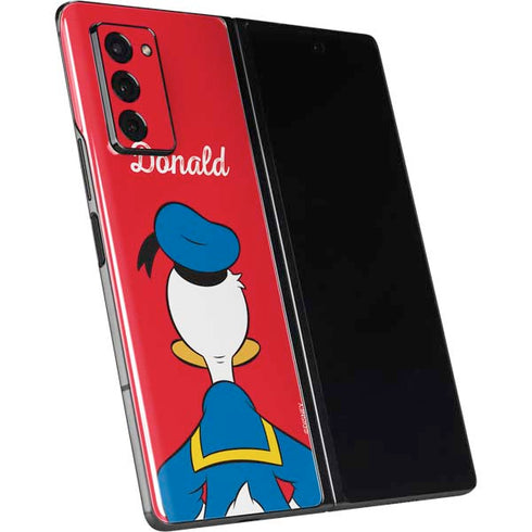 Disney Friends Donald Duck Backwards Galaxy Z Fold2 5G Skin