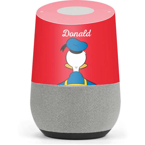 Disney Friends Donald Duck Backwards Google Home Skin