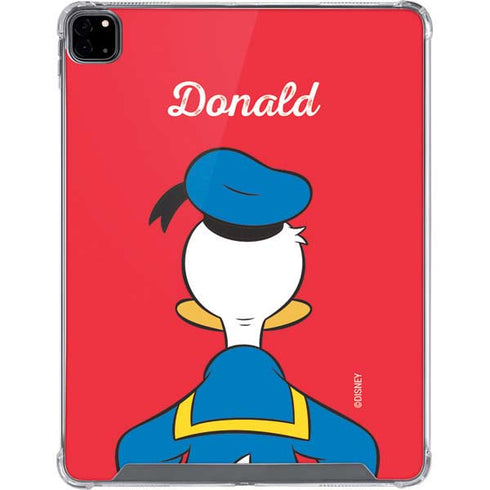 Disney Friends Donald Duck Backwards iPad Pro 12.9in (2020) Clear Case