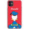 Disney Friends Donald Duck Backwards iPhone 11 Clear Case