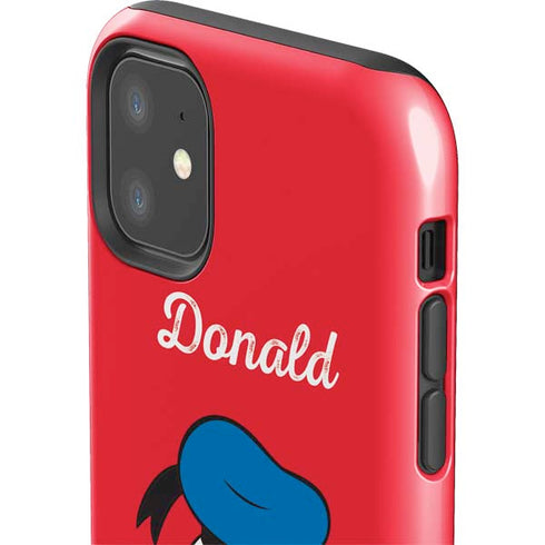 Disney Friends Donald Duck Backwards iPhone 11 Impact Case