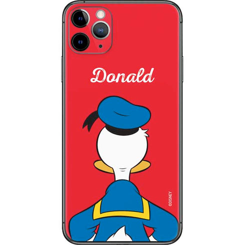 Disney Friends Donald Duck Backwards iPhone 11 Pro Max Skin