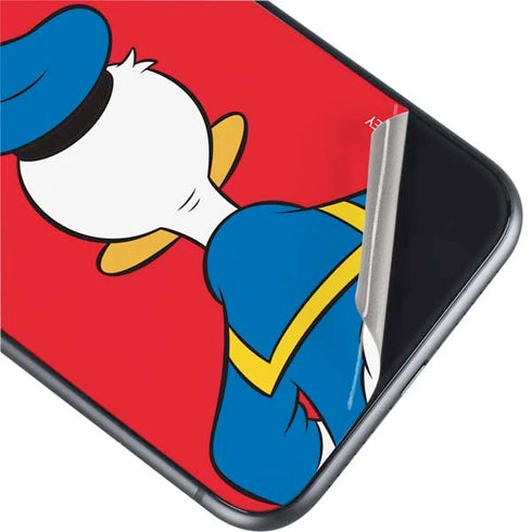 Disney Friends Donald Duck Backwards iPhone 11 Skin