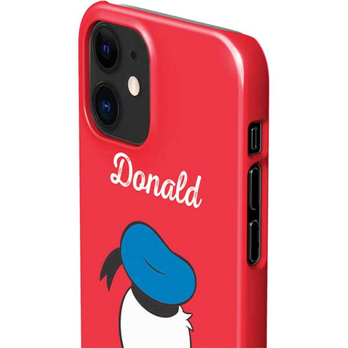 Disney Friends Donald Duck Backwards iPhone 12 Mini Lite Case