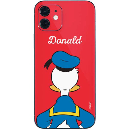 Disney Friends Donald Duck Backwards iPhone 12 Mini Skin