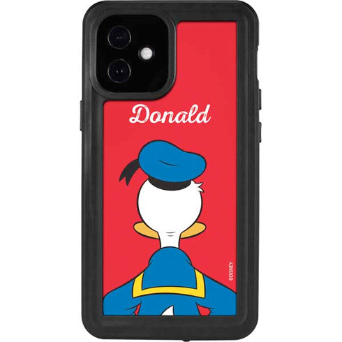 Disney Friends Donald Duck Backwards iPhone 12 Mini Waterproof Case