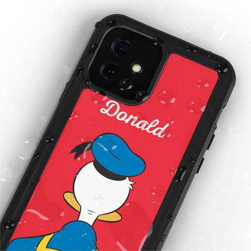 Disney Friends Donald Duck Backwards iPhone 12 Mini Waterproof Case