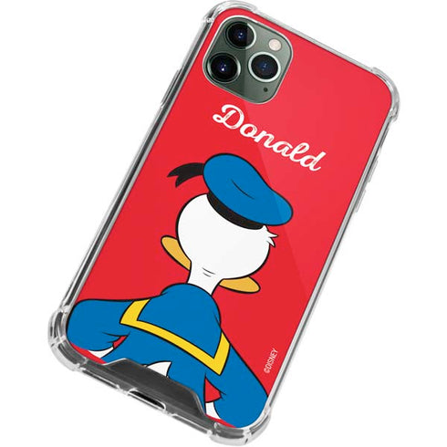 Disney Friends Donald Duck Backwards iPhone 12 Pro Clear Case