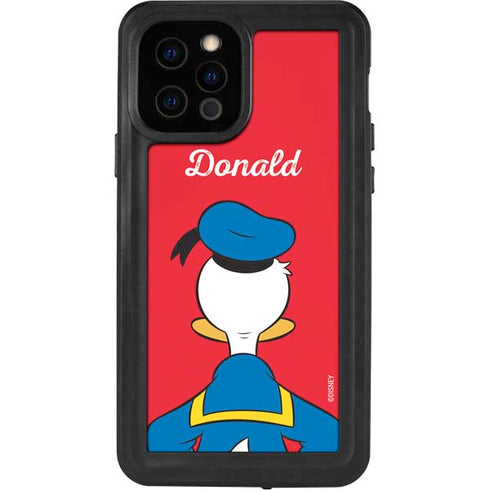 Disney Friends Donald Duck Backwards iPhone 12 Pro Waterproof Case