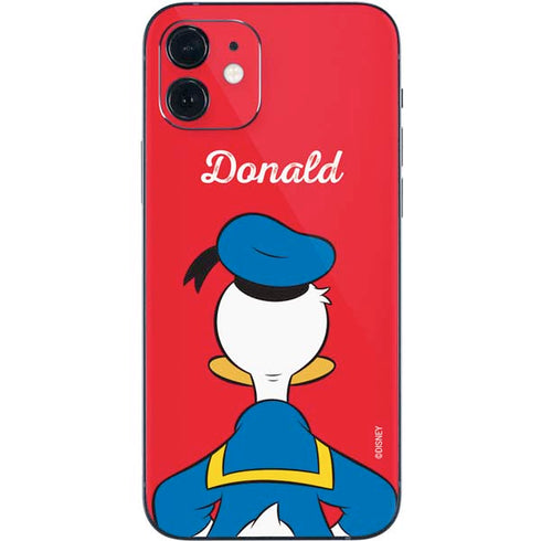 Disney Friends Donald Duck Backwards iPhone 12 Skin