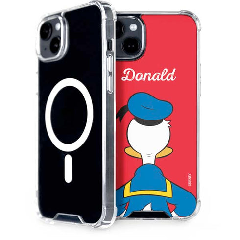 Disney Friends Donald Duck Backwards iPhone 15 Plus MagSafe Case