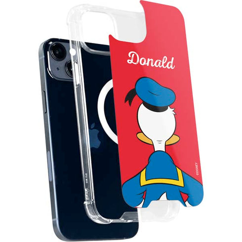 Disney Friends Donald Duck Backwards iPhone 15 Plus MagSafe Case