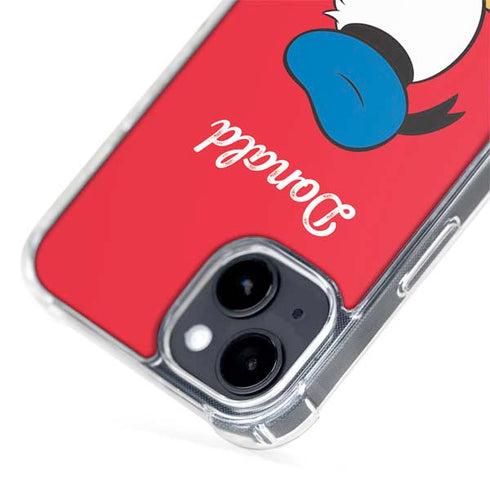 Disney Friends Donald Duck Backwards iPhone 15 Plus MagSafe Case