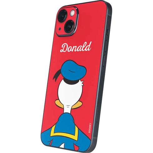 Disney Friends Donald Duck Backwards iPhone 14 Plus Skin