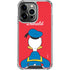 Disney Friends Donald Duck Backwards iPhone 15 Pro Clear Case