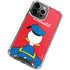 Disney Friends Donald Duck Backwards iPhone 14 Pro Clear Case