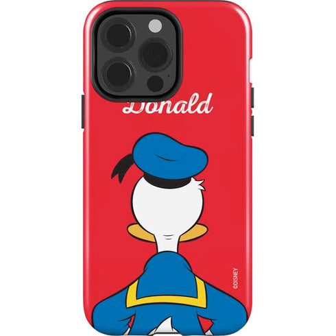 Disney Friends Donald Duck Backwards iPhone 14 Pro Impact Case