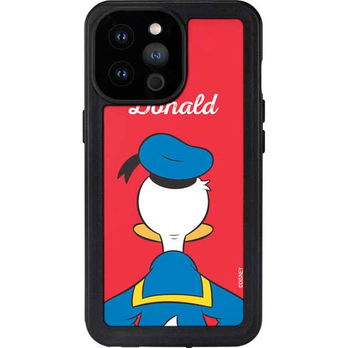 Disney Friends Donald Duck Backwards iPhone 14 Pro Max Waterproof Case