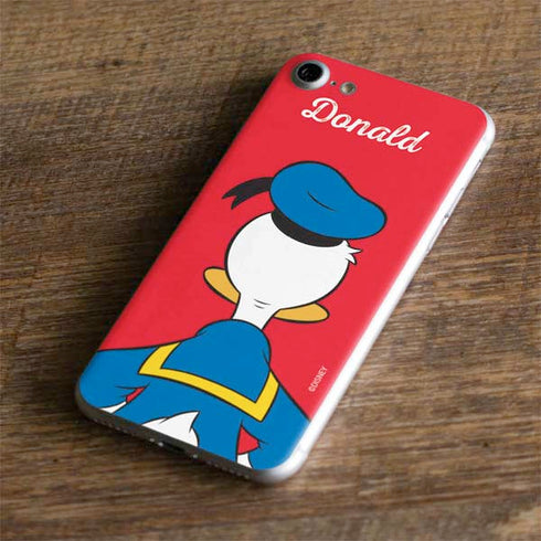 Disney Friends Donald Duck Backwards iPhone 7 Skin