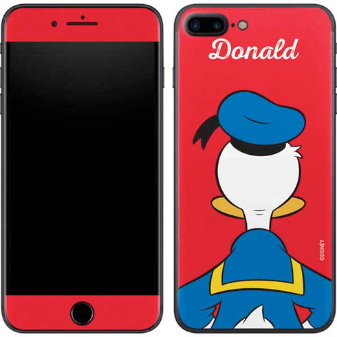 Disney Friends Donald Duck Backwards iPhone 8 Plus Skin