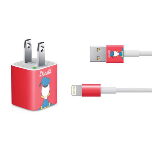 Disney Friends Donald Duck Backwards iPhone Charger (5W USB) Skin