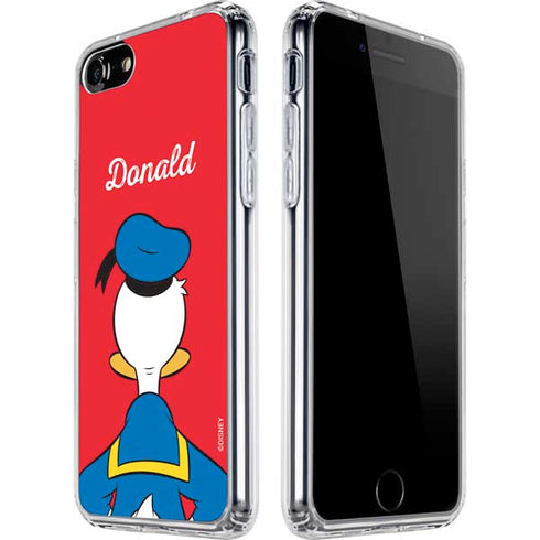 Disney Friends Donald Duck Backwards iPhone SE (2nd & 3rd Gen) Clear Case