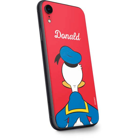 Disney Friends Donald Duck Backwards iPhone XR Skin