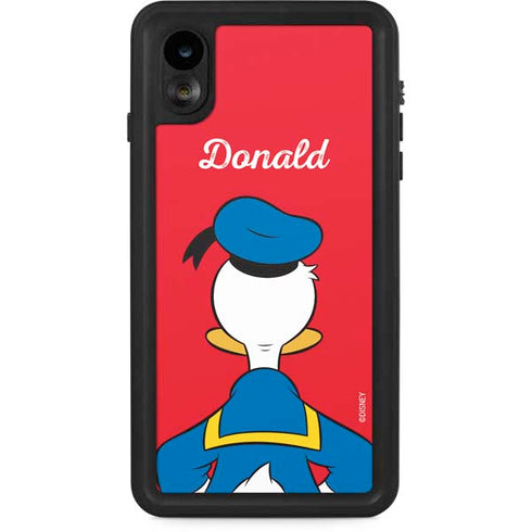 Disney Friends Donald Duck Backwards iPhone XR Waterproof Case