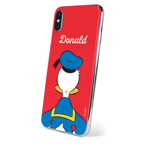 Disney Friends Donald Duck Backwards iPhone XS Max Skin